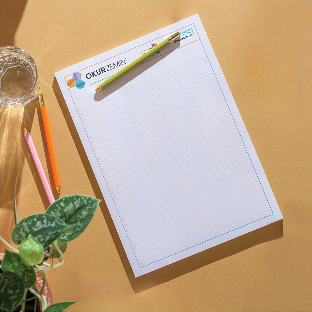 BLK-02 - Üstten Tutkallı 100'lü Bloknot