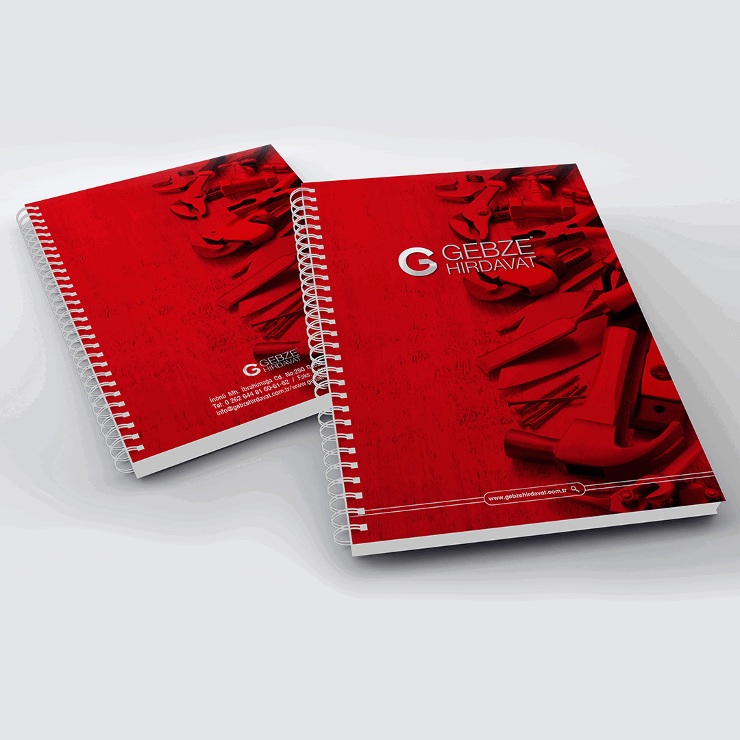 DFT- 03 - Karton Kapak Spiralli Defter 80'li